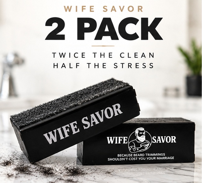 Wife Savor 2 pack — two beard sponge boxes